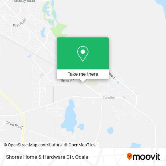 Shores Home & Hardware Ctr map