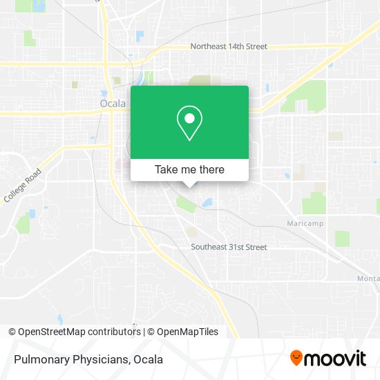 Pulmonary Physicians map