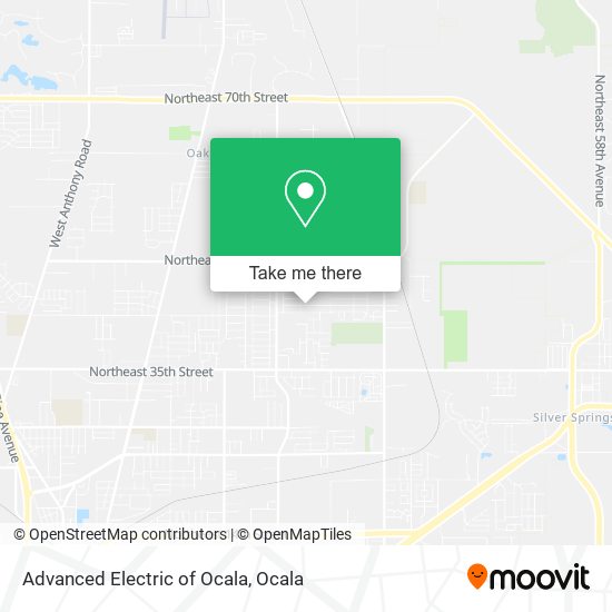 Advanced Electric of Ocala map