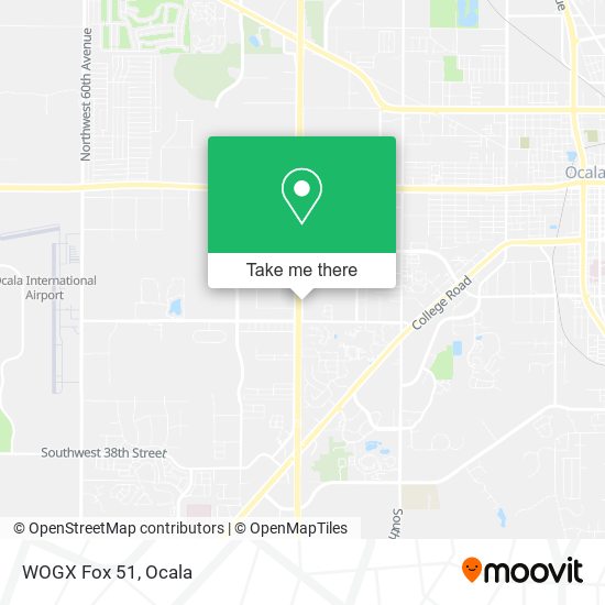 WOGX Fox 51 map