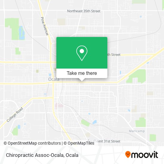 Chiropractic Assoc-Ocala map