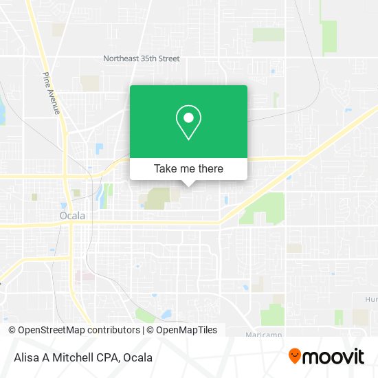 Alisa A Mitchell CPA map