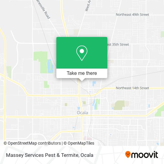 Massey Services Pest & Termite map