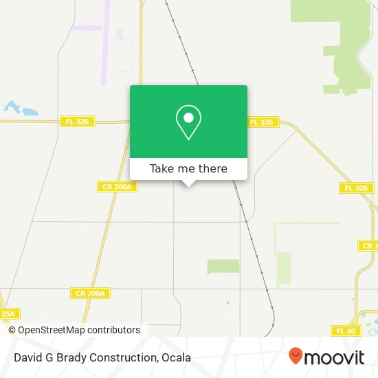 David G Brady Construction map