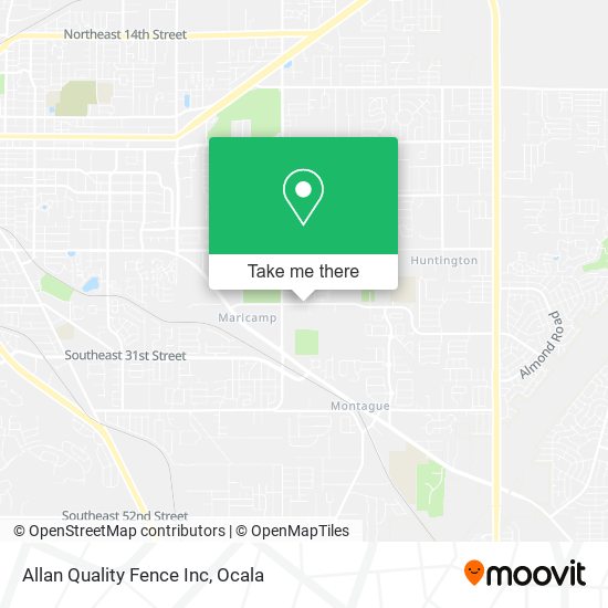Allan Quality Fence Inc map
