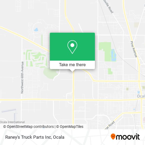 Raney's Truck Parts Inc map