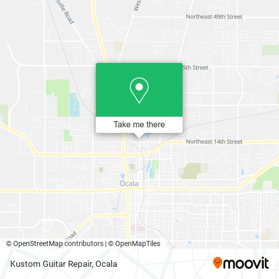 Kustom Guitar Repair map