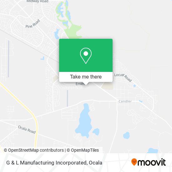 G & L Manufacturing Incorporated map