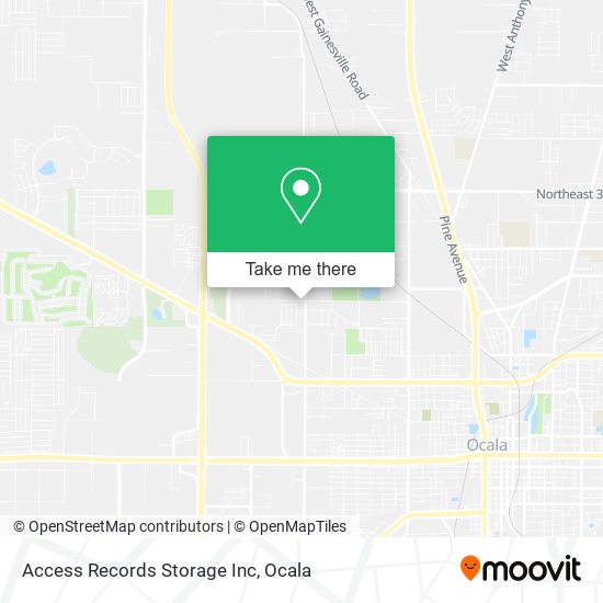 Access Records Storage Inc map