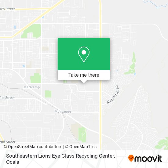 Southeastern Lions Eye Glass Recycling Center map
