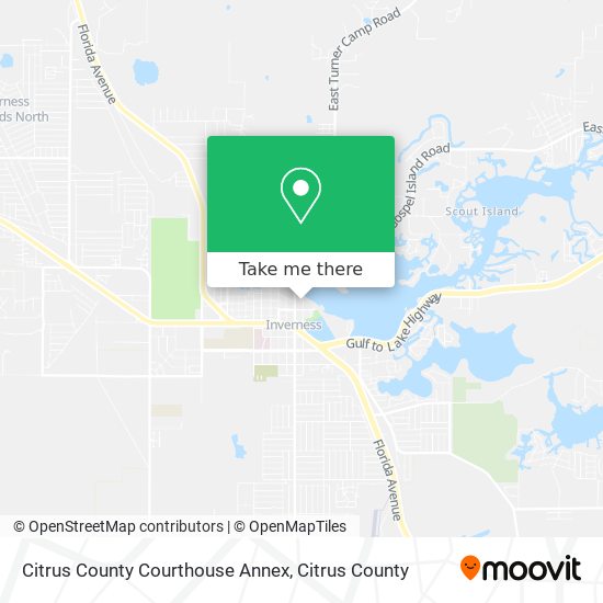 Citrus County Courthouse Annex map