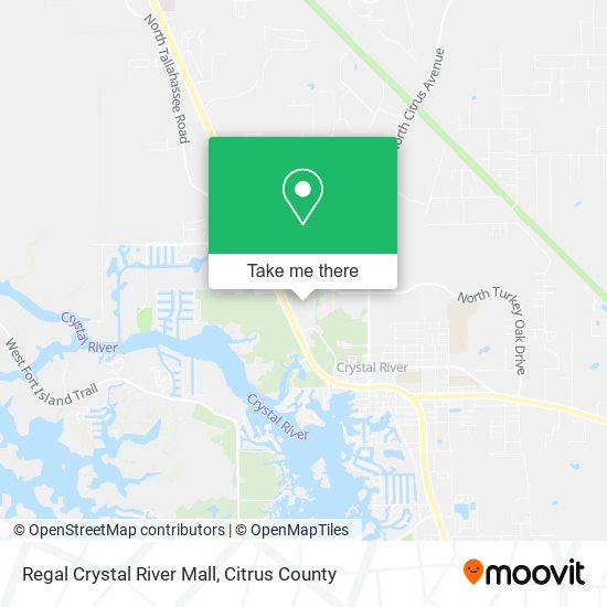 Regal Crystal River Mall map