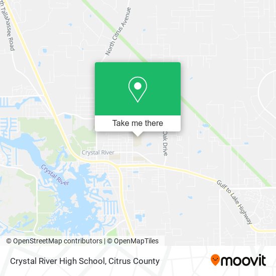 Mapa de Crystal River High School