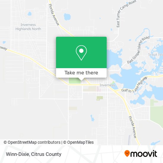 Mapa de Winn-Dixie
