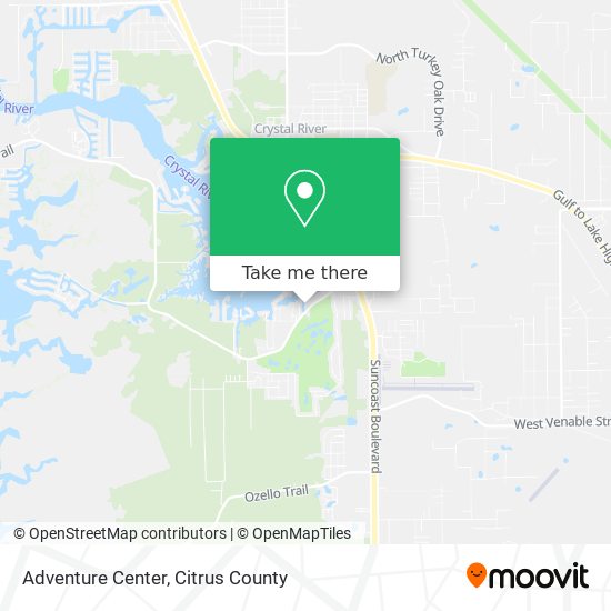 Adventure Center map