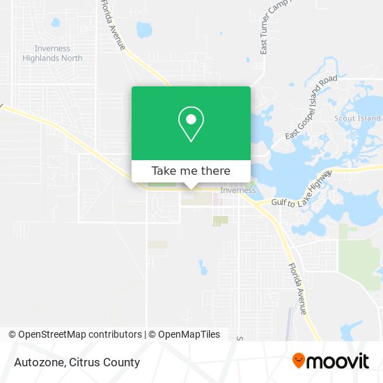 Mapa de Autozone