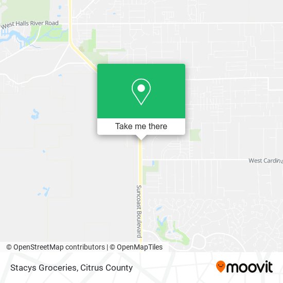 Stacys Groceries map