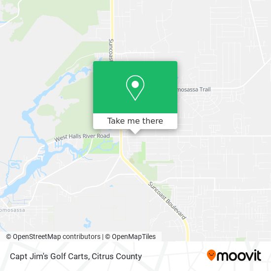 Mapa de Capt Jim's Golf Carts