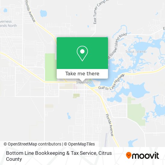 Bottom Line Bookkeeping & Tax Service map