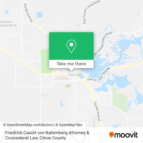 Friedrich Casutt von Batemberg Attorney & Counselerat Law map