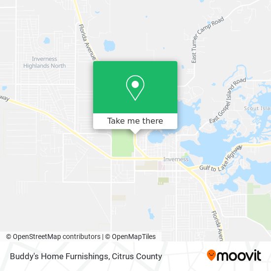 Buddy's Home Furnishings map