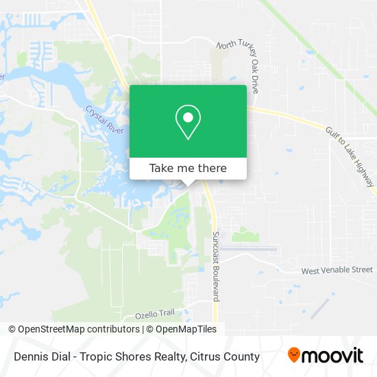 Mapa de Dennis Dial - Tropic Shores Realty