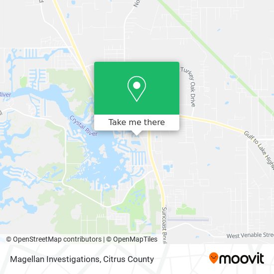 Mapa de Magellan Investigations