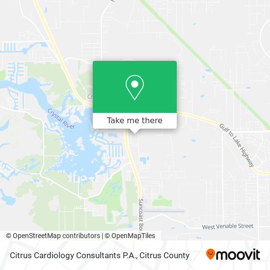 Mapa de Citrus Cardiology Consultants P.A.