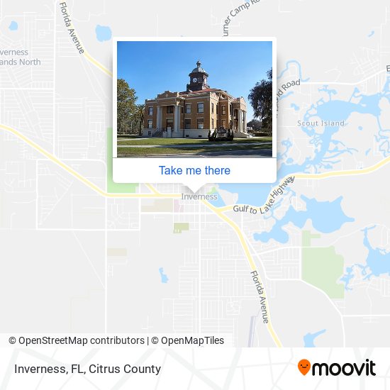 Inverness, FL map