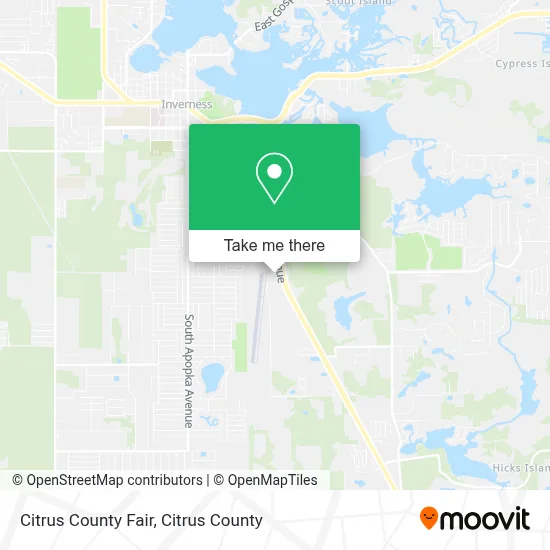 Citrus County Fair map