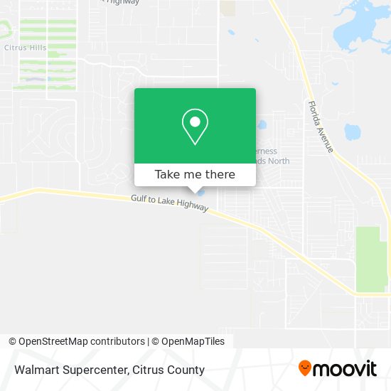 Walmart Supercenter map