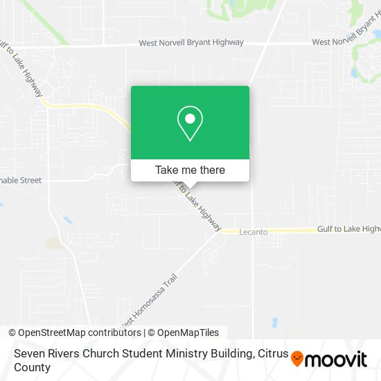 Seven Rivers Church Student Ministry Building map