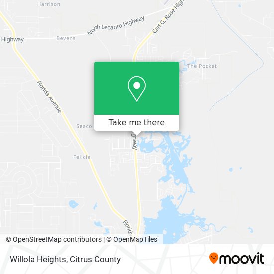 Willola Heights map