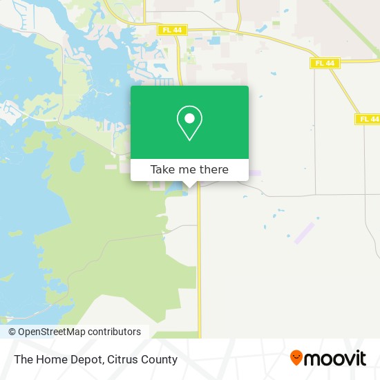 The Home Depot map