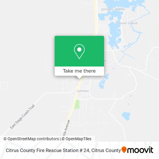 Mapa de Citrus County Fire Rescue Station # 24