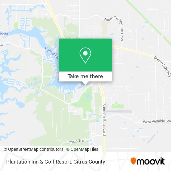 Plantation Inn & Golf Resort map