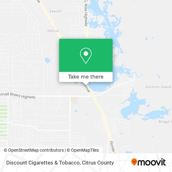 Discount Cigarettes & Tobacco map
