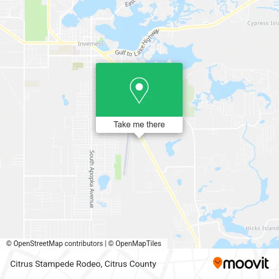 Citrus Stampede Rodeo map