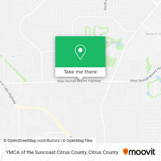 Mapa de YMCA of the Suncoast Citrus County