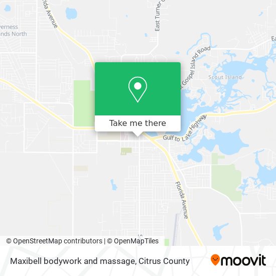 Mapa de Maxibell bodywork and massage