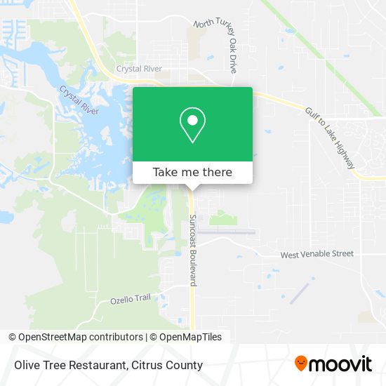 Mapa de Olive Tree Restaurant