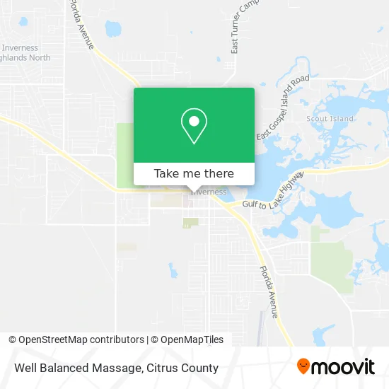 Well Balanced Massage map