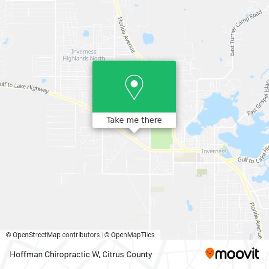 Hoffman Chiropractic W map