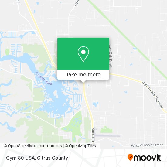 Gym 80 USA map