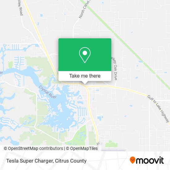 Mapa de Tesla Super Charger