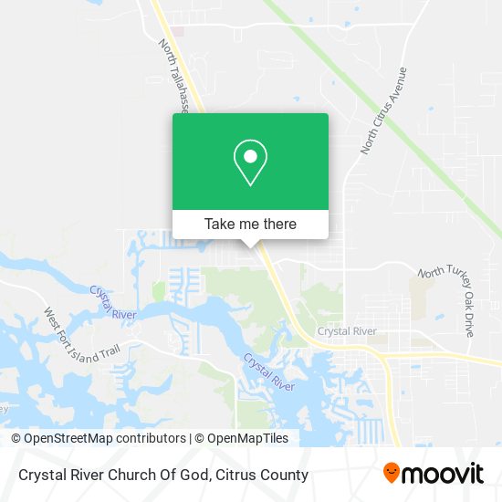 Mapa de Crystal River Church Of God