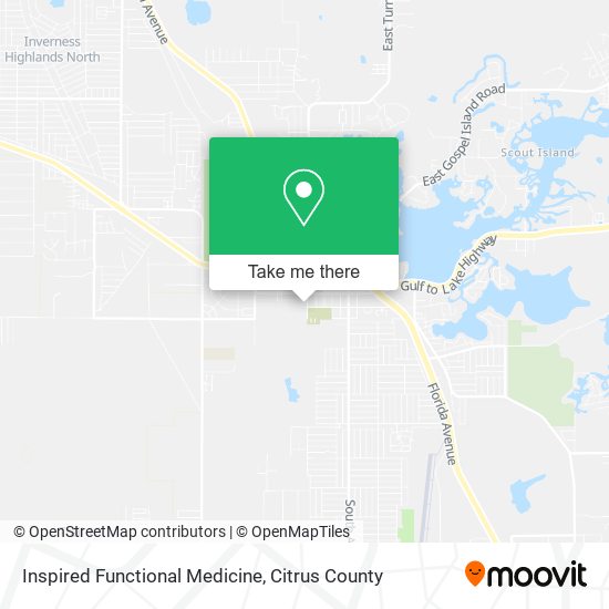 Inspired Functional Medicine map