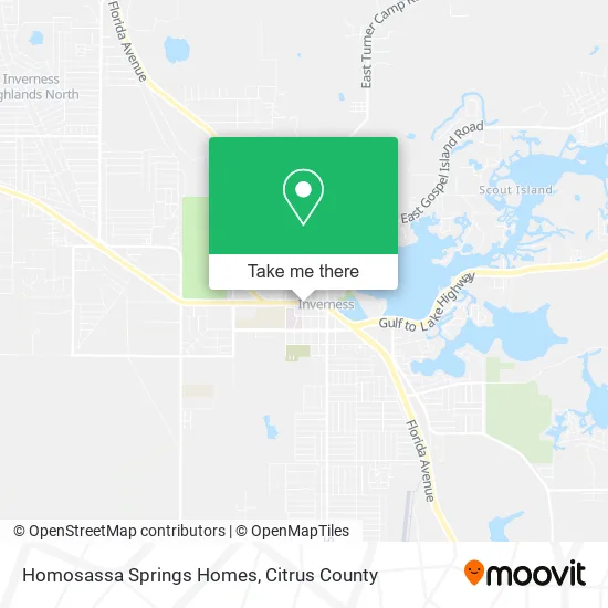 Homosassa Springs Homes map