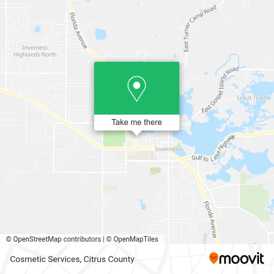 Cosmetic Services map