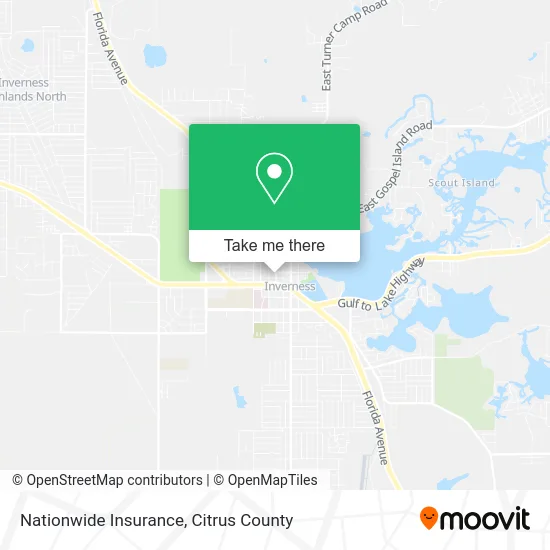 Nationwide Insurance map